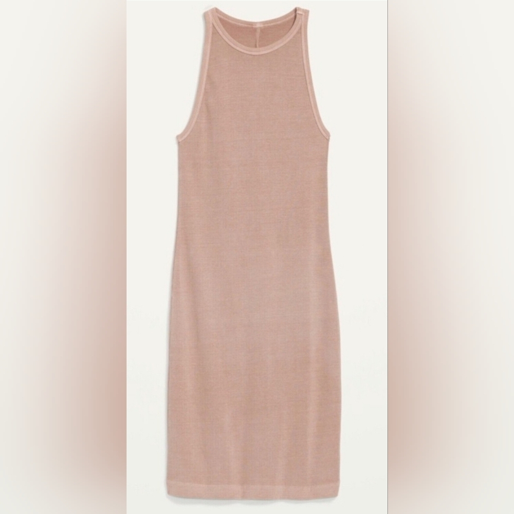 Old Navy Ribbed High-Neck Mini Dress | Size Medium